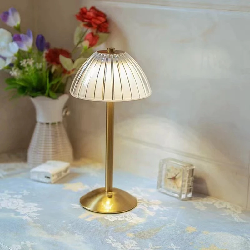 LED Desk Lamp with Touch Sensor, Type-C USB Rechargeable for Bedroom and Study-ABHG