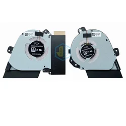 Enfriador de ventiladores de refrigeraciรณn de 5V para ASUS ROG Zephyrus M GU502 GU502DU GA502DU 13NR0210T01111 13NR0210AM0901 CPU GPU Fans DFS5K12115491P
