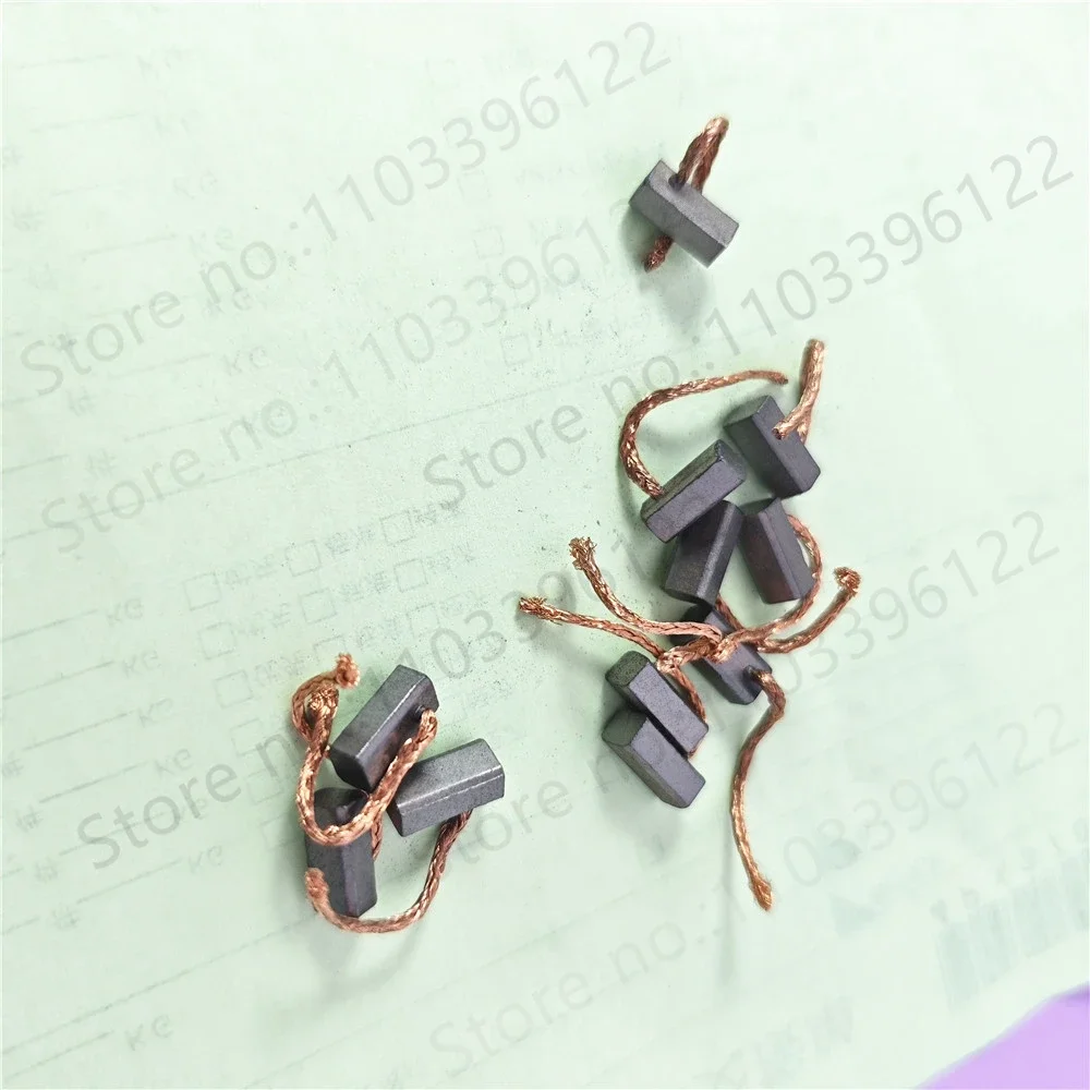 20pcs 4*5*10mm Window Wiper Motor Engine Copper Carbon Brush 4x5x10mm 2026 Year