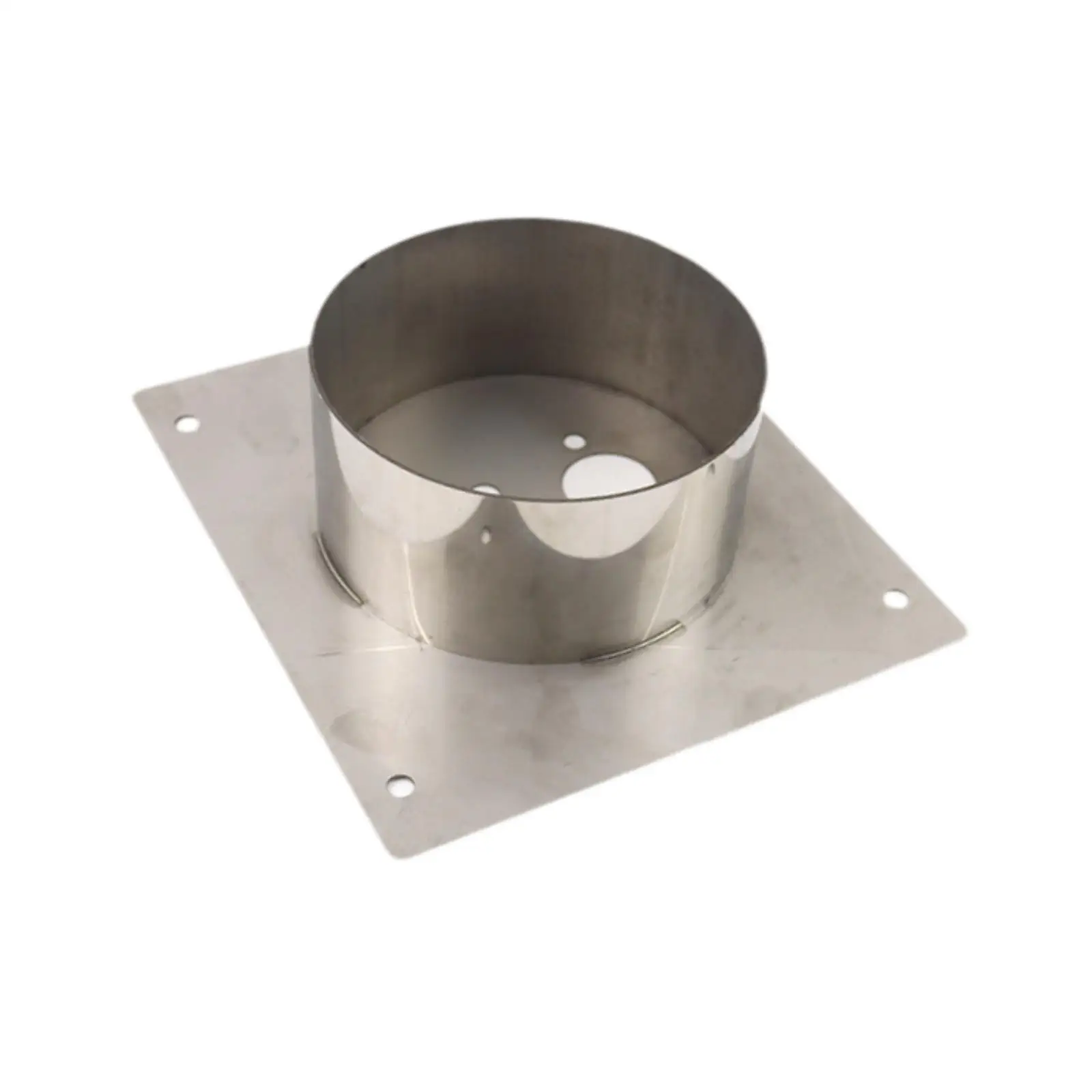 Metal Diesel Heater Mounting Plate Turret Bracket Floor Flange for Van Caravan Heating System Upgrade