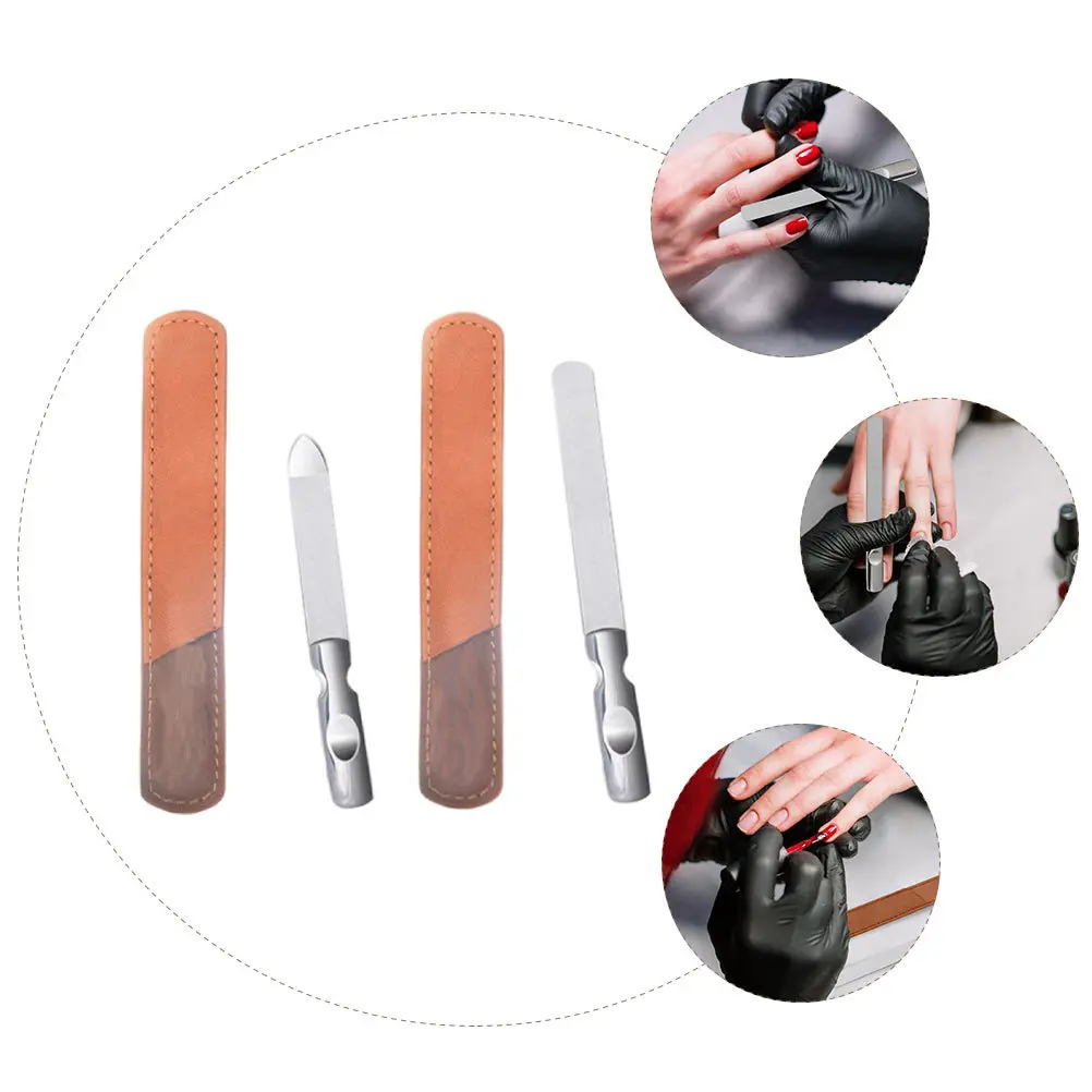 

2 set File Handheld Bags Files Manicure Tool For Nail Shaping Pedicure Polishing Files Nail Art Supply