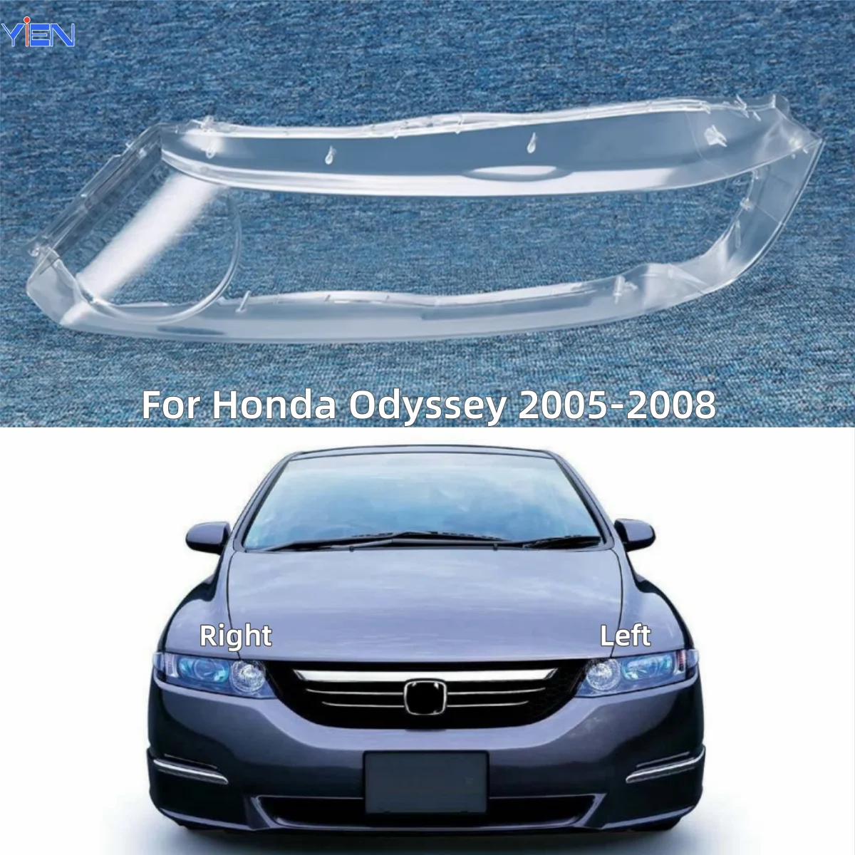

Для Honda Odyssey 2005 2006 2007 2008, крышка фар автомобиля, передняя фара, крышка объектива, абажур