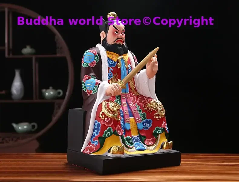 Asia HOME SHOP Patron saint Taoism TIAN SHI ZHANG DAO LING color God buddha statue efficacious bless safety healthy large