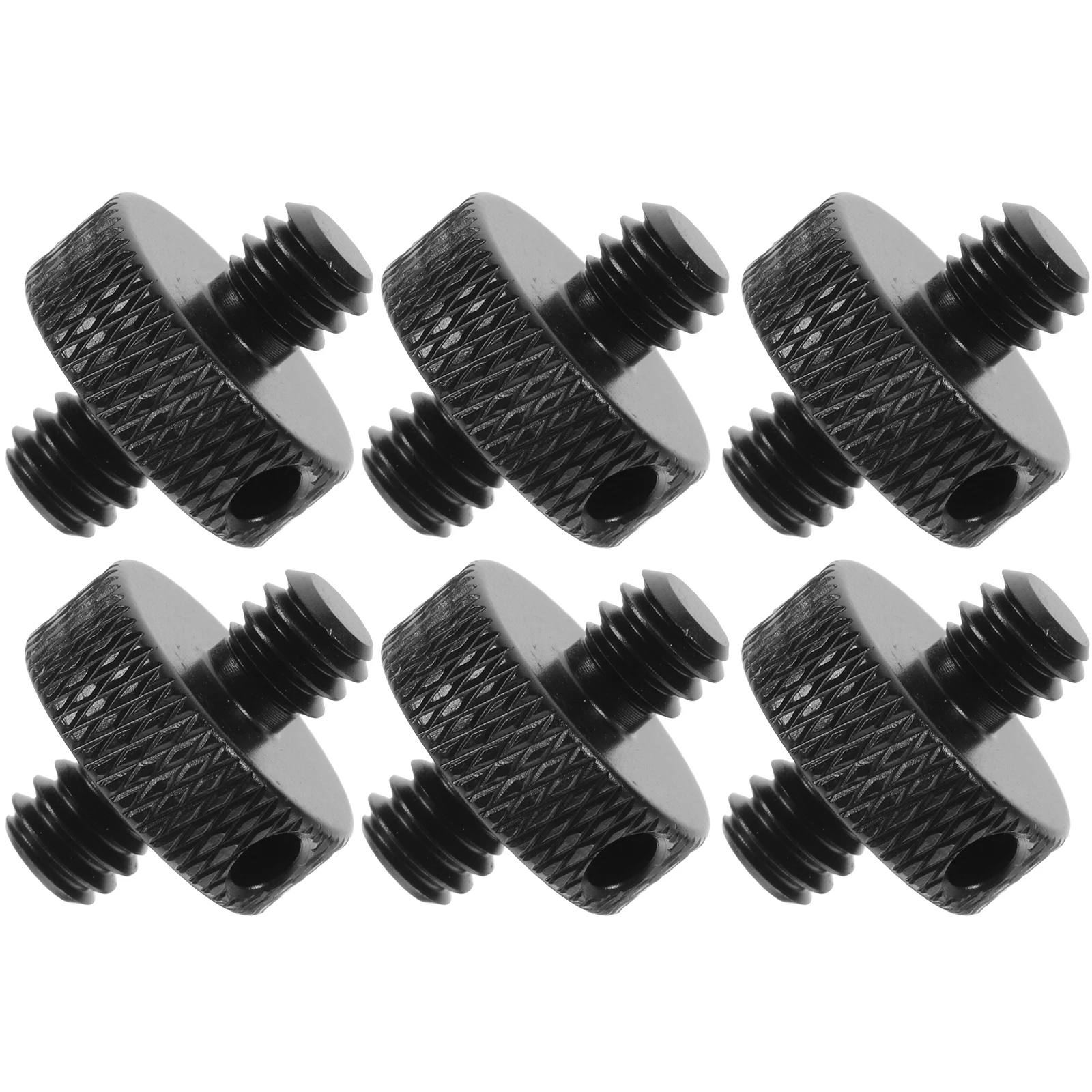 

6pcs 1/4 Inch Tripod Screw Camera Mount Replacement Quick Release Plate Stabilizing Adapter For Dslr Camcorder Studio Kit