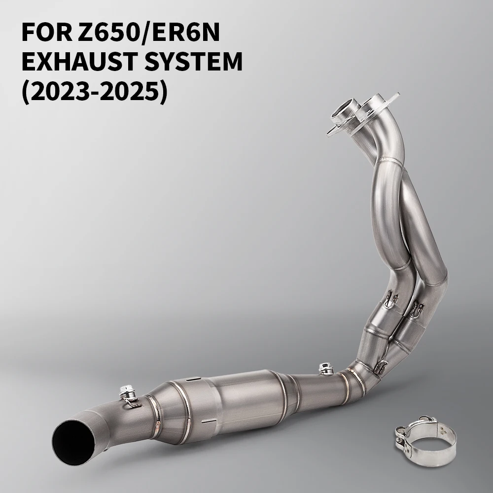 

Motorcycle Exhaust Escape For Z650 Ninja 650 Ninja650 ER6N Versys 650 2023 - 2025 Slip On 51mm Muffler for Z650