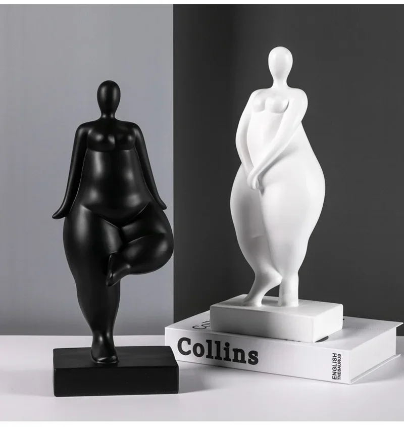 

Modern Human Body Decoration Abstract Character Sculpture Home Living Room Hotel Window Resin Crafts Home Decoration