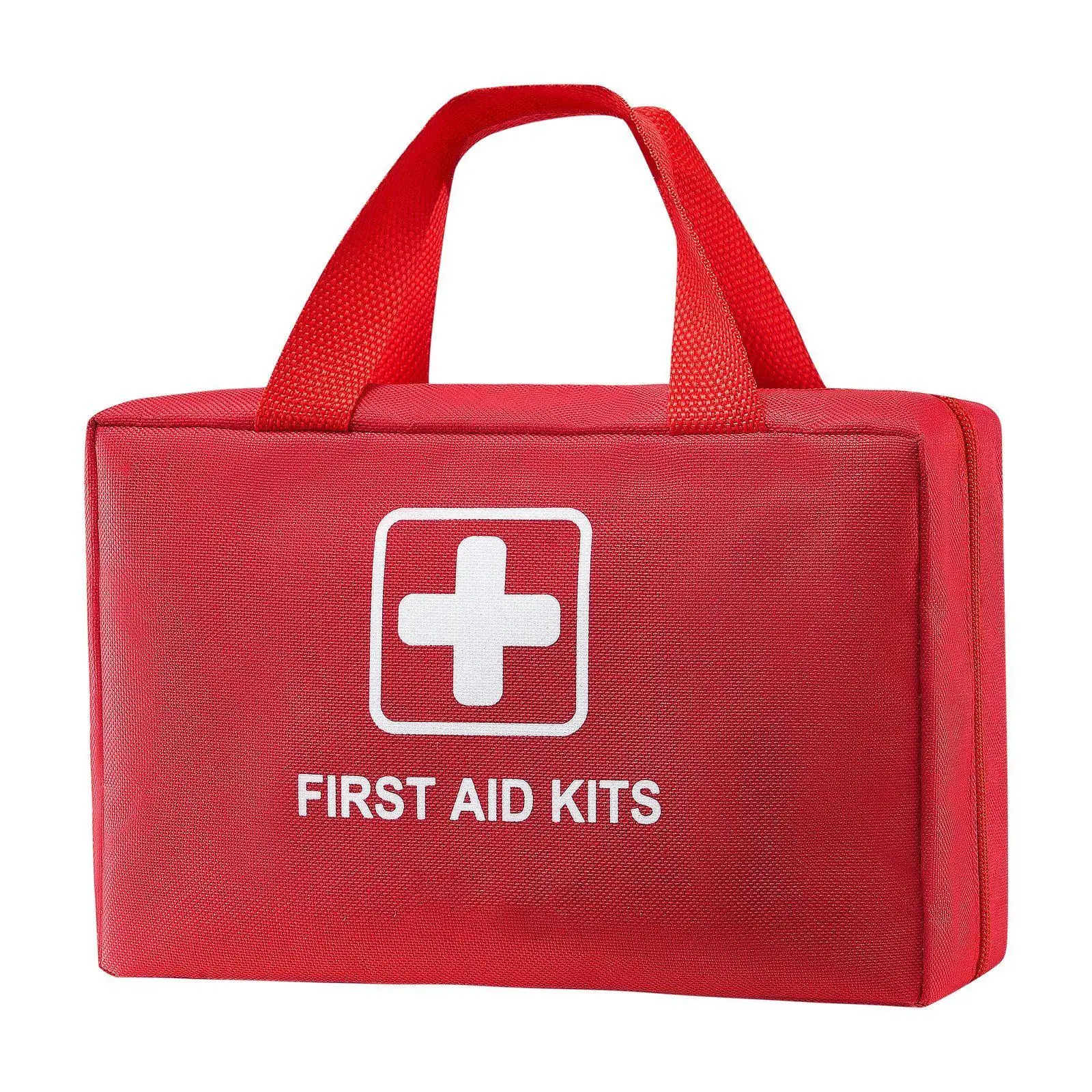 

Heavy-Duty 500-Piece First Aid Kit 9.06x5.5x7.5in 600D Nylon Emergency Bag for Home Car Adventure Secure Storage