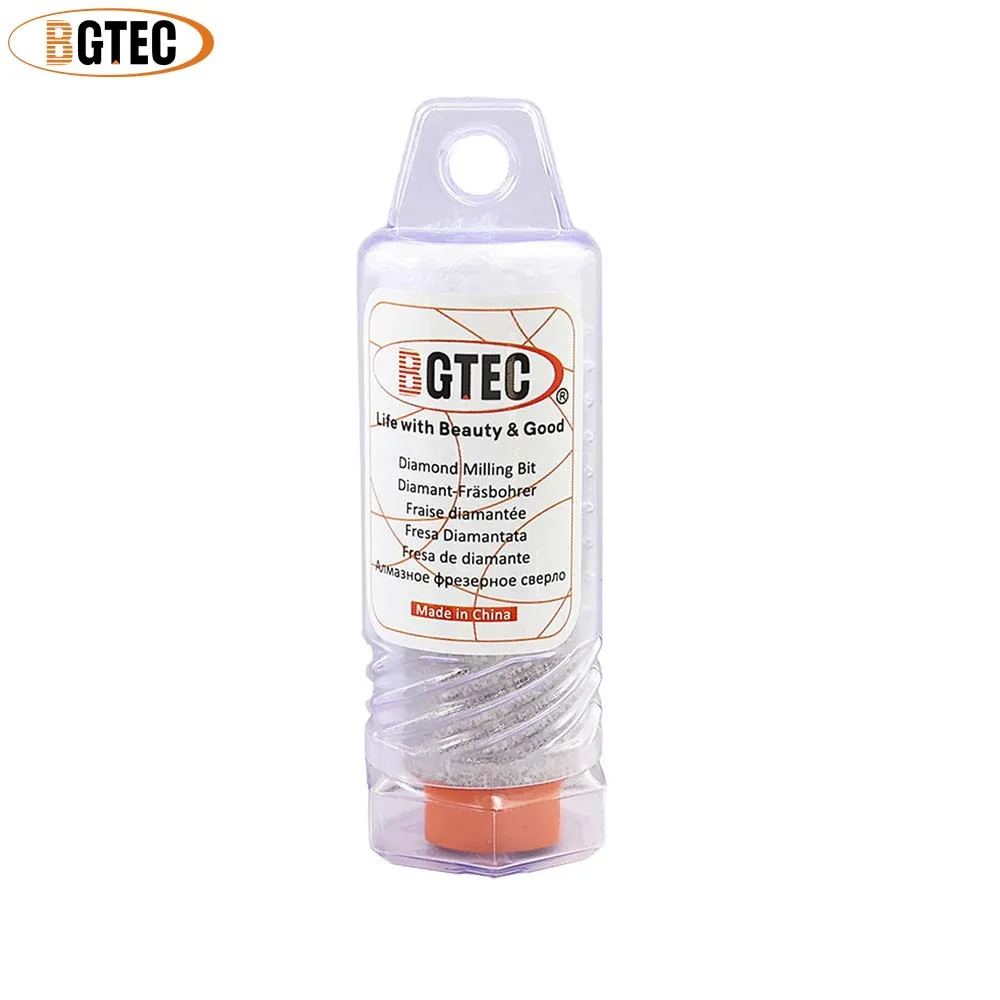 Алмазные наконечники BGTEC для шлифовки и снятия фаски, короны 2 в 1, полировка керамической мраморной плитки, М14 или 5/8 дюйма-11, инструмент для резьбы