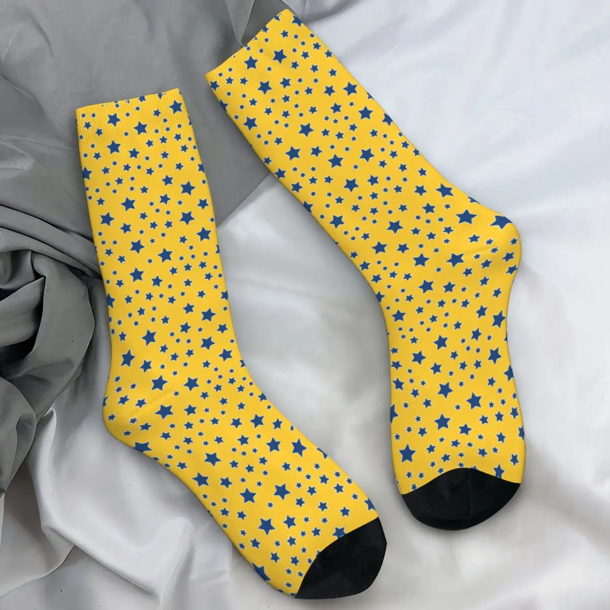 

Five Pointed Star Socks Cartoon Fashion Stockings Adults Men Warm Soft Cycling Socks Autumn Custom Anti Sweat Socks