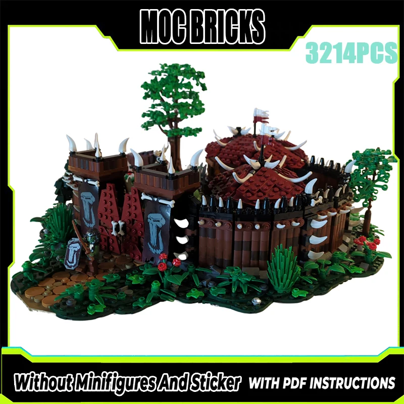 

Изысканный новый продукт MOC, строительные блоки, архитектурные модели, технология племени орка, модульные детские игрушки, подарки, набор для сборки «сделай сам»