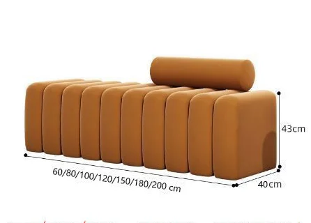 Long Sofa Stool Long Bench Shoe Stool Clothing Store Rest Stool Living Room Small Sofa Cloakroom Bed End Stool