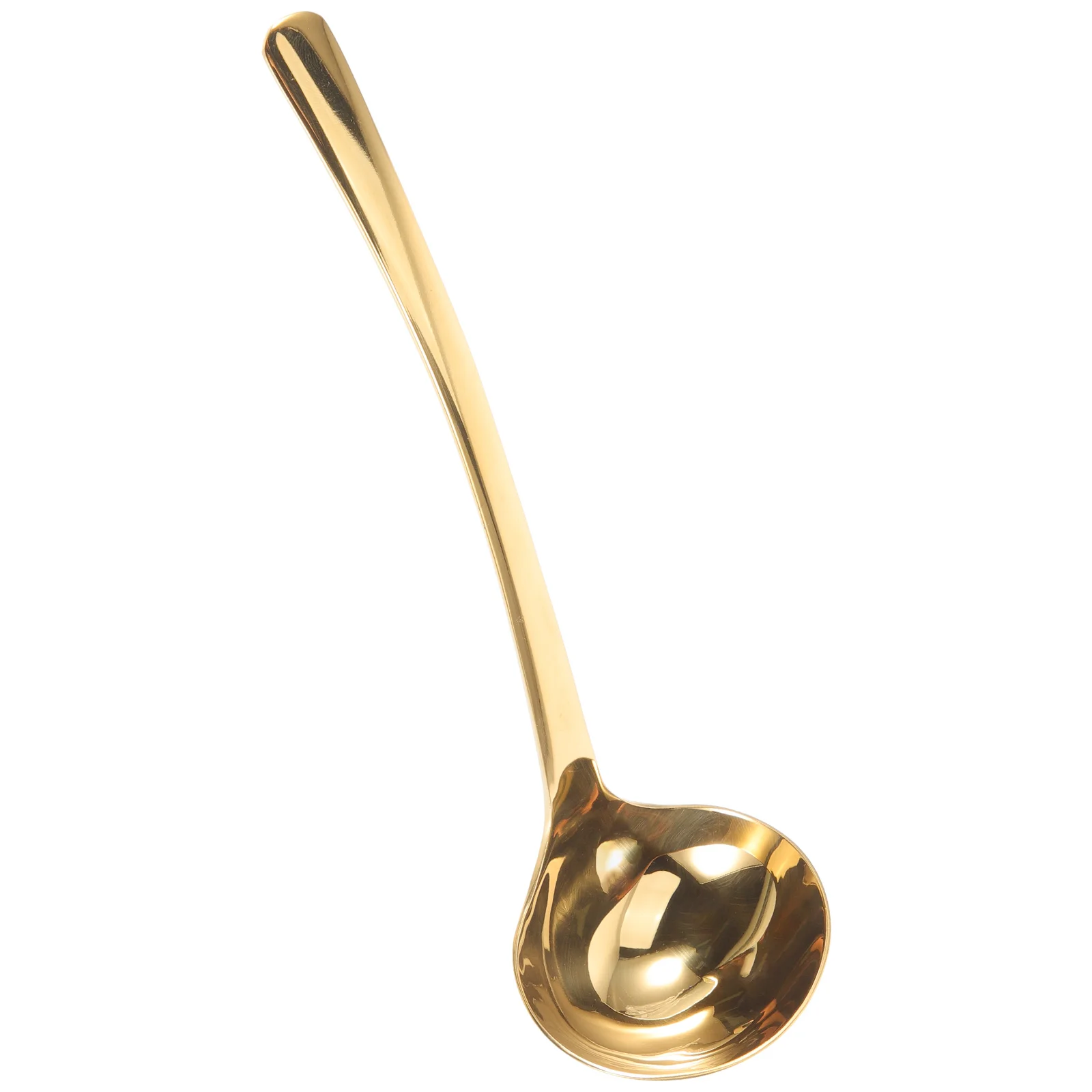 Serving Spoon Long Handle Stainless Steel Soup Spoons Hand-Pulled Noodle Table Pasta Noodles