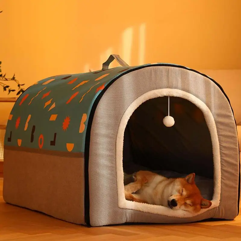 New Super Soft Dog House Indoor Deep Sleep Dog Cage Dog Cave Washable Cat house Cat Nesk Pet Items For Small Medium Large Dogs