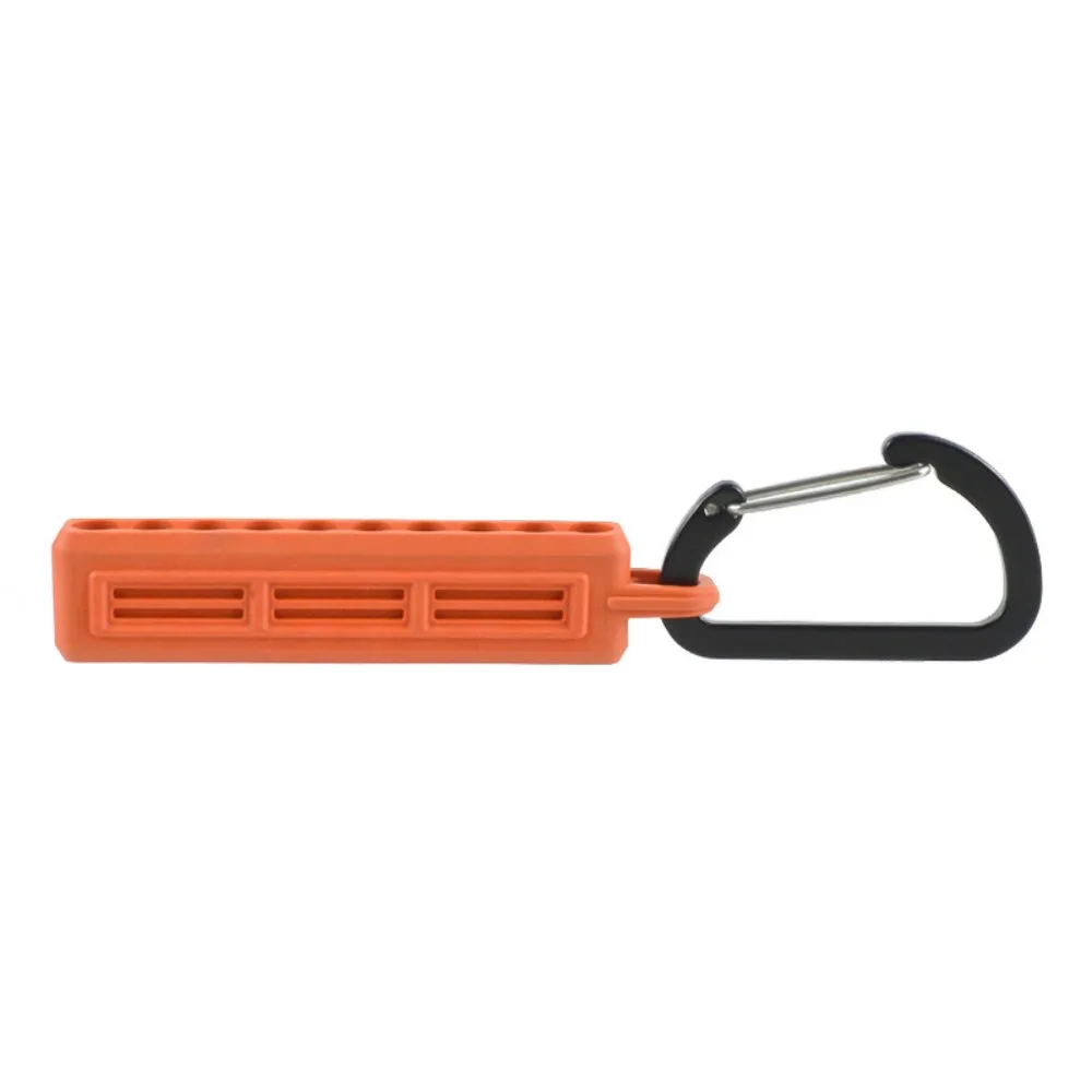 Plastic Case Hex Shank Screwdriver Bit Holder 10 Holes Storage Clip Drill Bits Storage Case 22 Holes Portable Design