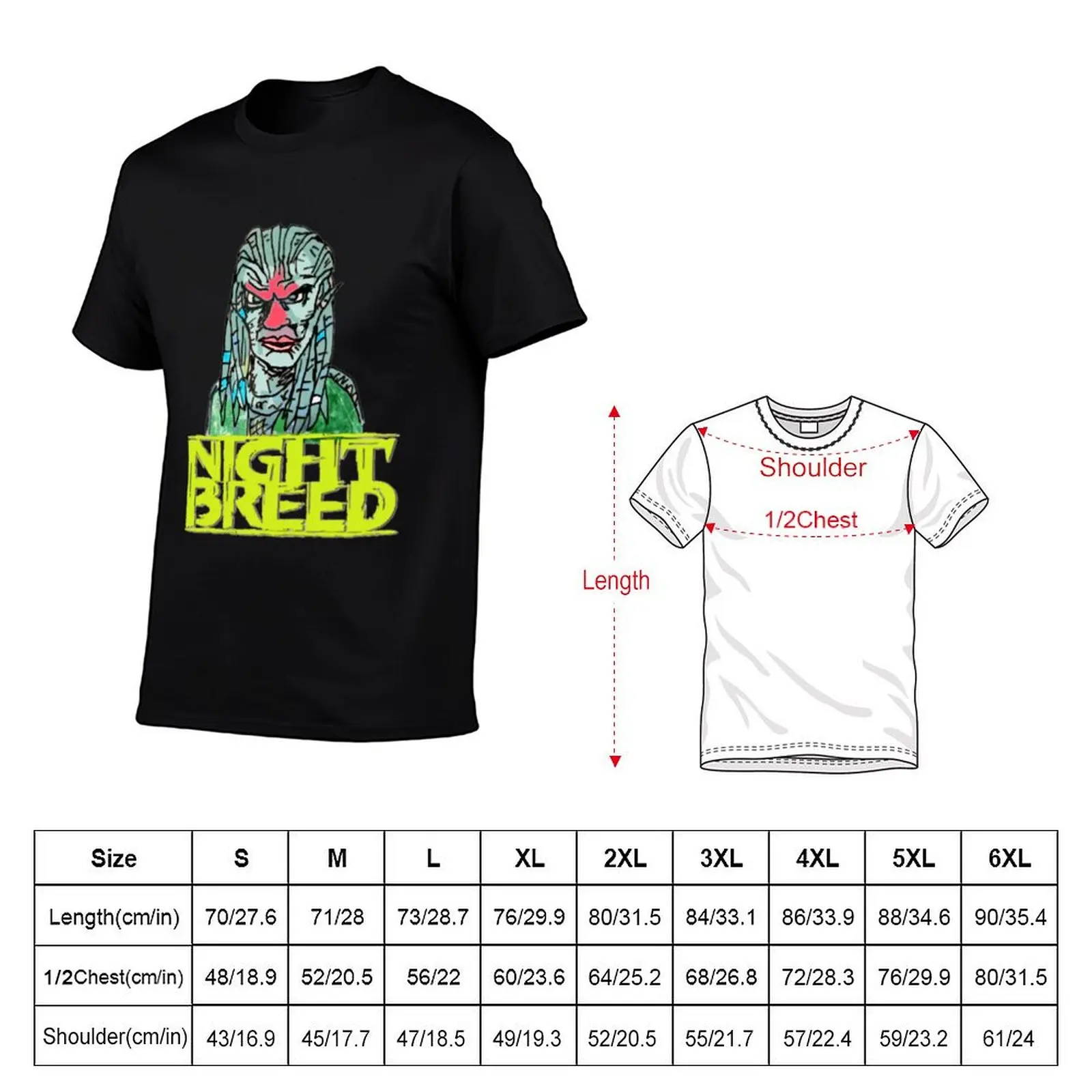 NIGHTBREED T-Shirt man t shirt cotton graphic t shirts for man t shirts for man cotton T-shirt
