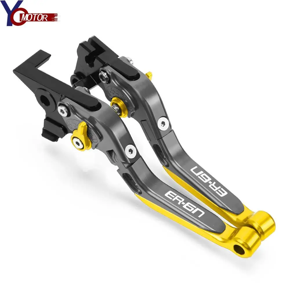 

For Kawasaki ER6N 2009 2010 2011 2012 2013 2014 2015 16-2017 ER 6F Motorcycle Adjustable Extendable Foldable Brakes Clutch Lever