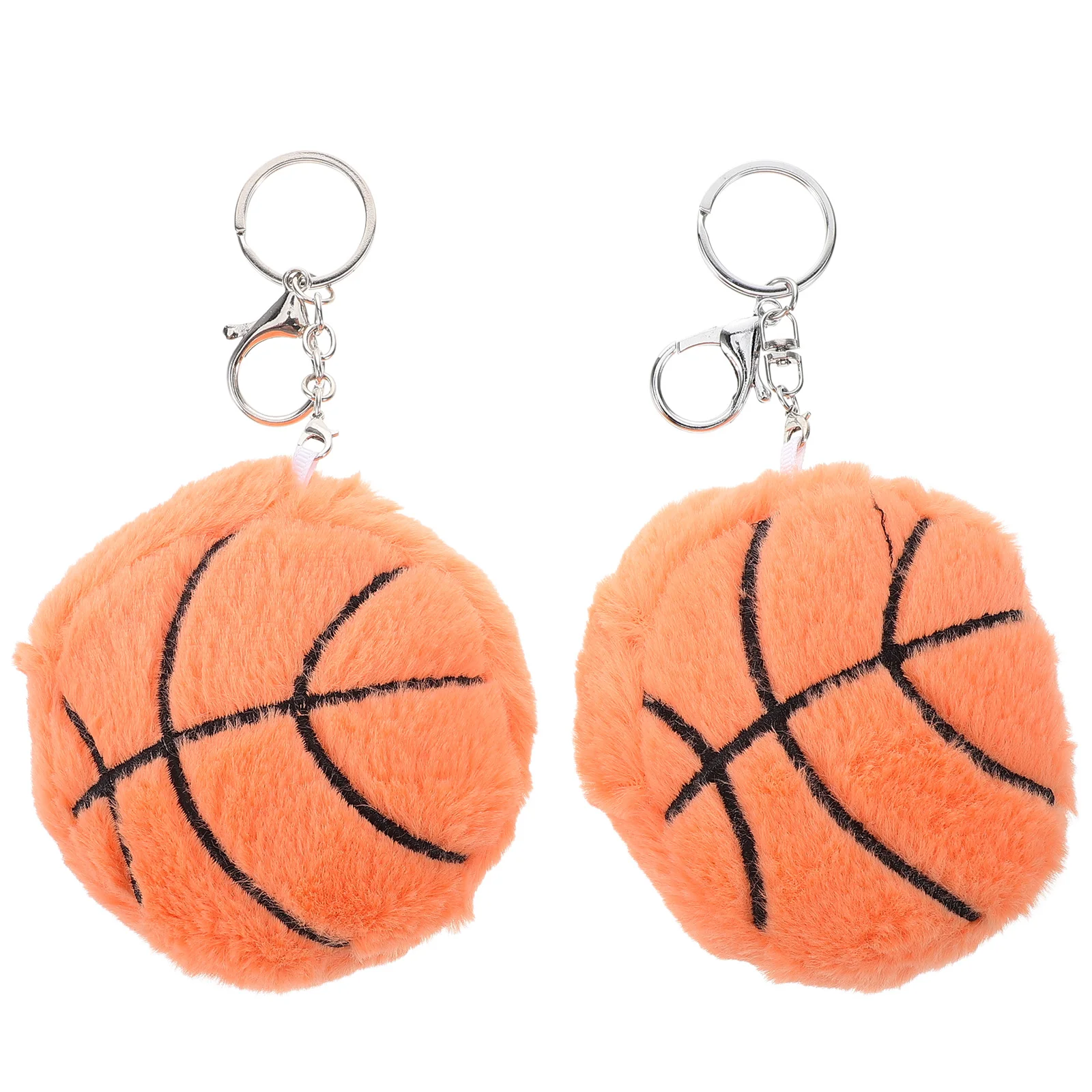 Basketball Keychain Plush Necklace Stuffed Mini Football Favor Bags Sports Coin Purse Charm Pillows