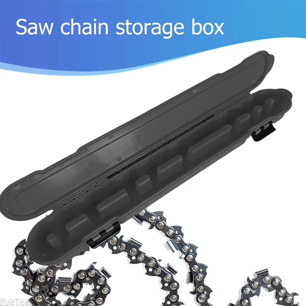 Portable Saw Chain Storage Box Chainsaw Locker Carrying Organizer Cover Case Holder Chainsaws Storage Carry Boxs