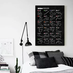 F1-Fas Vintage Altın Takvim Duvar, sanat posterleri Baskılar, Yarış Pisti, Doku, Boya, yatak odası için tuval boyama, Ev, Dekor, 2024 8 en çok satan, dekorasyon, Fas - no. 4