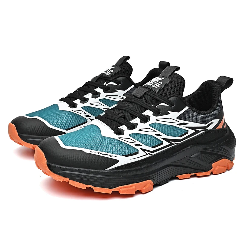 

Men's Fitness Outdoor Walking Sneakers Lightweight Anti-Slip Cushioning Breathable Mesh Jogging Shoes