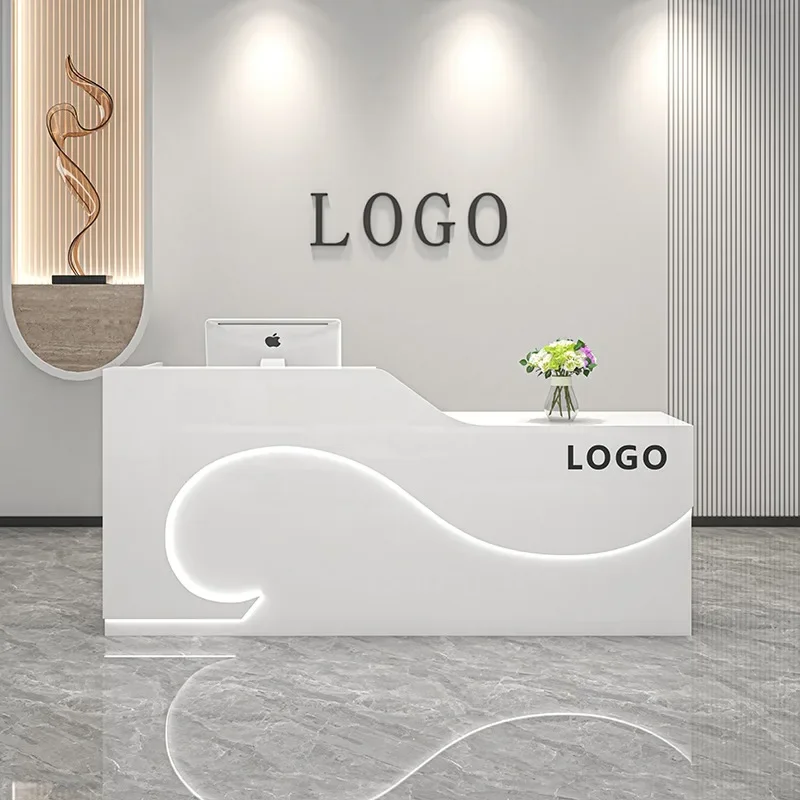 

Furniture Business Cashier Counter Desk Table Aesthetics Small Simple Modern Store Front Shop Reception Beauty Salon Furniture