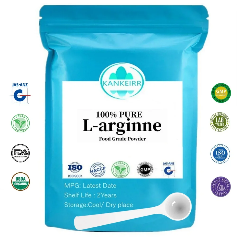 50-1000g d'Arginine, L-Arginine, CAS:74-79-3, livraison gratuite, (Dernier produit)