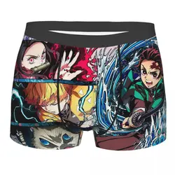 Demon Slayer Kimetsu No Yaiba Anime Boxer pour Homme, Culotte en Coton, Sous-Vêtements Confortables, Shorts