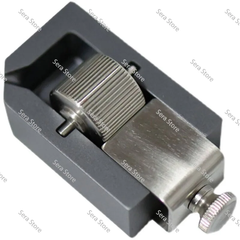 Leather Edge Dye Oil Box Handmade Leather Craft Tool 10ML Oil Storage with Recycle Groove Gear Type Roller Adjustable Thickness