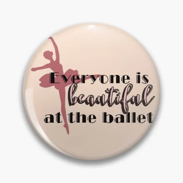 At The Ballet A Chorus Line  Soft Button Pin Clothes Metal Decor Fashion Cute Brooch Lover Hat Women Collar Badge Lapel Pin