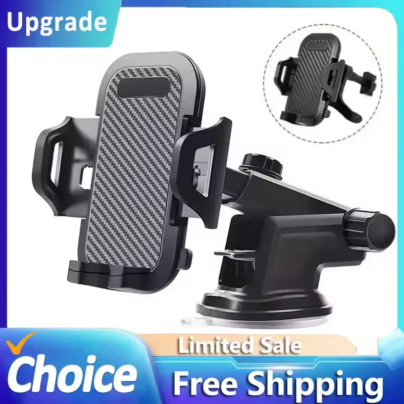 NEW 360° Rotation Car Phone Holder Universal Sucker Mount Cellphone Stand Stable Suction Cup Support in Car Mobilephone Bracket image 2