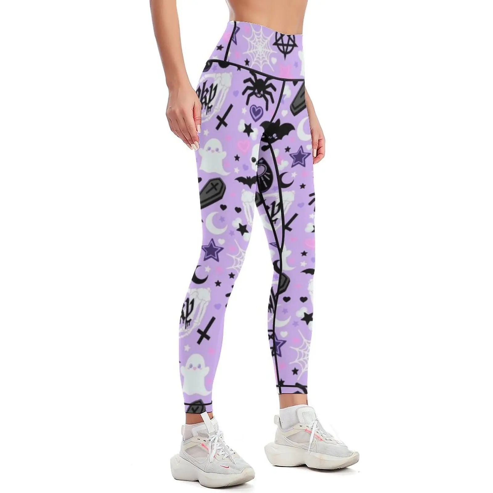 Pastel Goth Leggings joggers for workout clothes for Womens Leggings