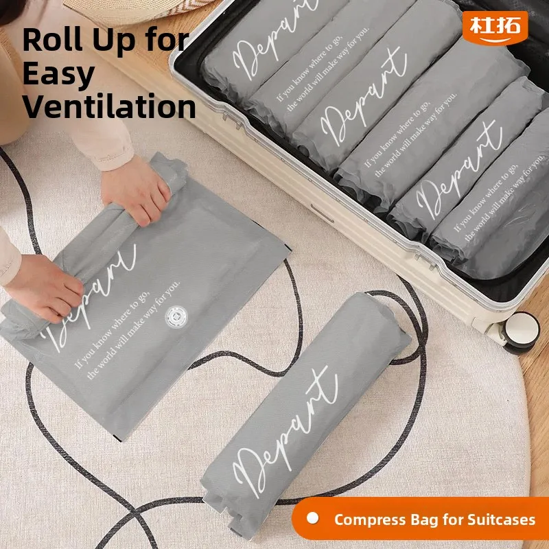 

Утолщенная вакуумная компрессионная сумка из оксфордской ткани для хранения одежды, ручная складная сумка для путешествий и деловых поездок