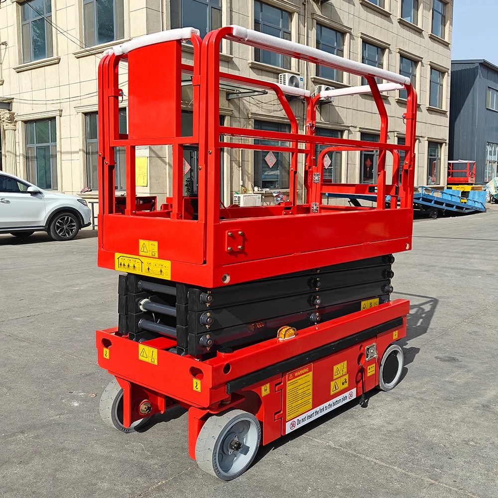 Compact Structure Scissor Lift 6m 300kg Electric Lift Platform for Narrow Space Workshop Maintenance