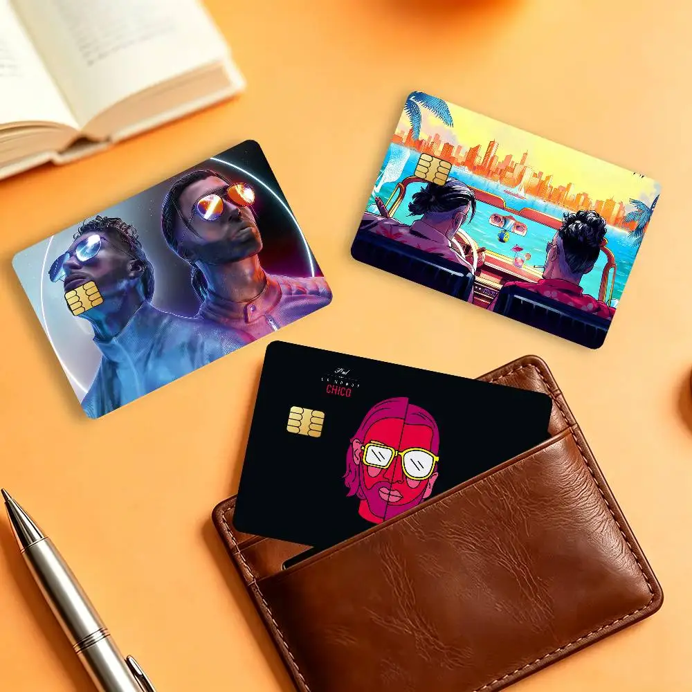 BAND P-PNL COOL Matte Card Stickers For Credit Cards Debit Cards And Transit Cards 4Pcs