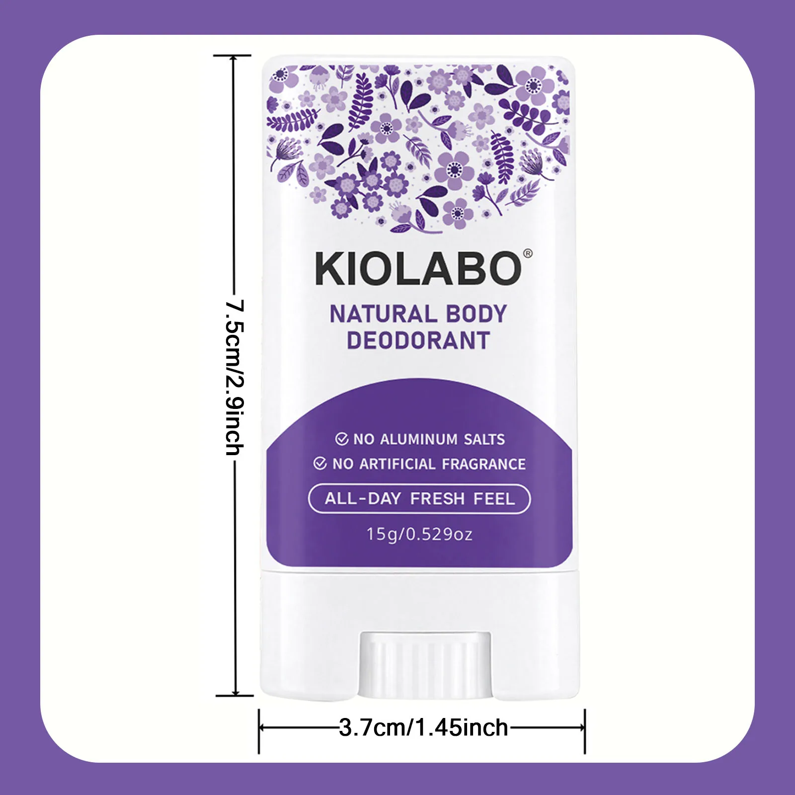 15g deodorizing cream, compact and portable, 72 hour long-lasting odor control, fresh all day long, enhances confidence, suitabl