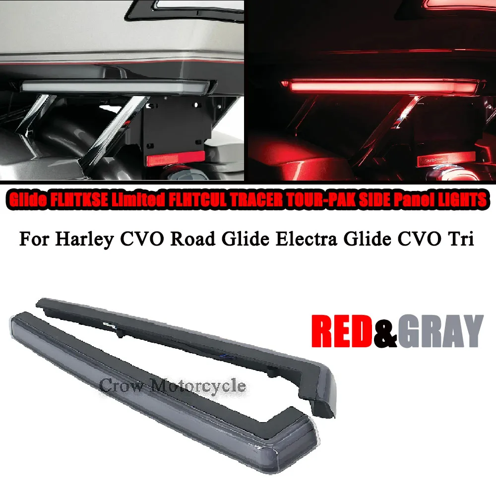 

Мотоцикл для Harley CVO Road Glide Electra Glide CVO Tri Glide FLHTKSE Limited FLHTCUL TRACER TOUR-PAK Новые световые панели SIDE