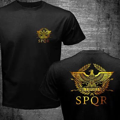 T shirt Man SPQR Roman Rome Senate Military