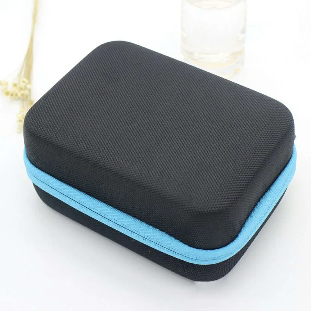 Portable Essential Oil Bottle Storage Box Premium Zipper Tightness for 5Ml 10Ml 15Ml Bottles Drop Proof Travel Organizer Solid