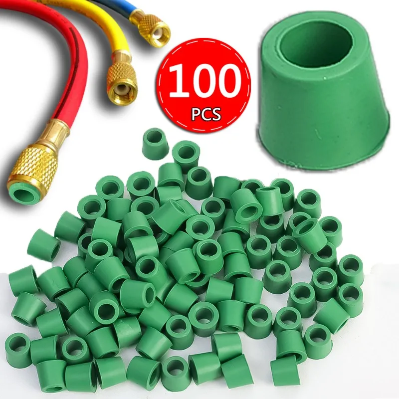 50/ 100pcs Air Conditioning Pipe Valve Gasket Car 1/4