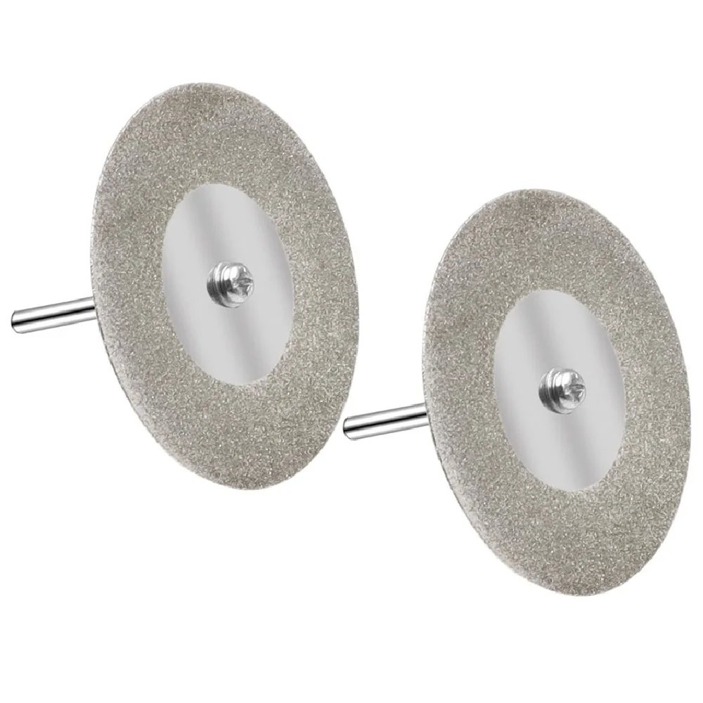 

2 Sets 40/50/60mm Diamond Mini Cutting Disc Grinding Slices Circular Saw Blade Abrasive Wheel with 3mm Shank Rod for Rotory Tool