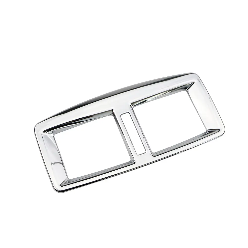 Chrome Car Rear Air Vent Outlet Frame Cover Decoration Sticker Trim for Peugeot 3008 2014 2015 Interior Accessories