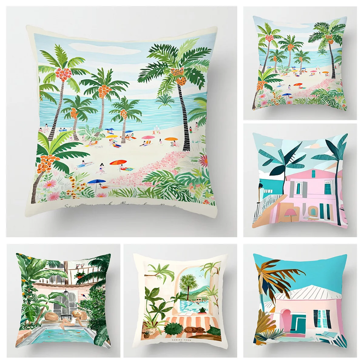 כיסוי כרית מורנדי בוטני מופשט רך ניתן לשטיפה במכונה לסלון חדר שינה כיסוי כרית אמנות חדש 2025