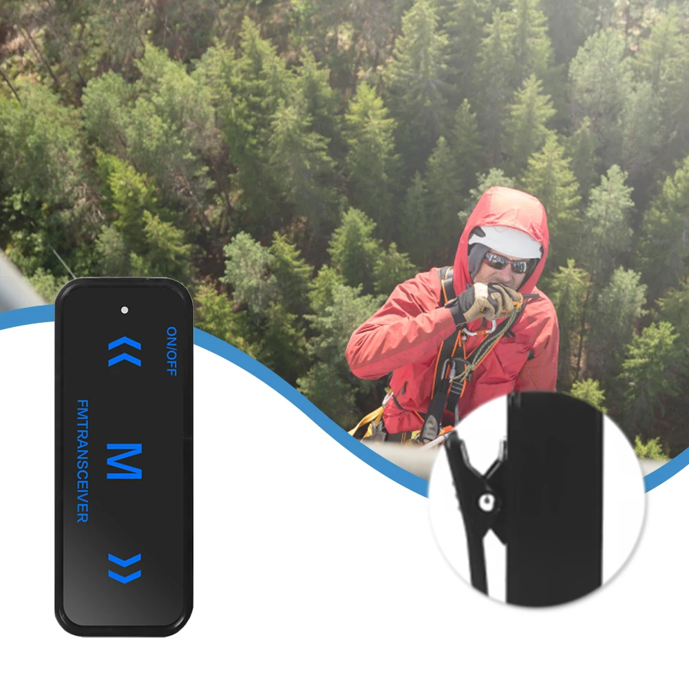 Mini Walkie Talkie with Earpiece 2-Way Radio 400-480Mhz Handheld Walky Talky USB Charging for Supermarkets Shopping Malls Hotels