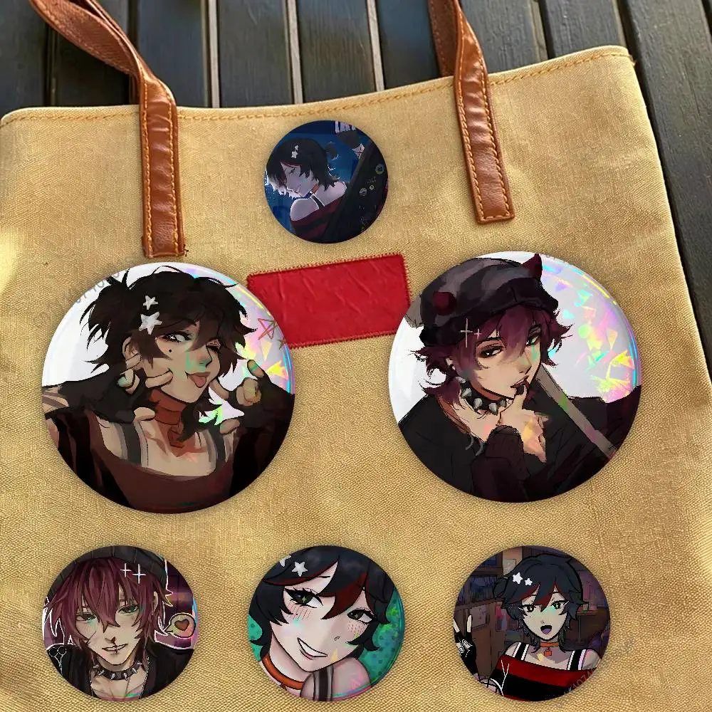 

K-Killer C-Chat Ronin Misaki Badges,Cartoon,Art, Brooches, Pins, Tin Props, Christmas Gifts, Birthday Gifts