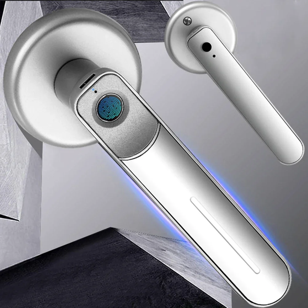 Smart Door Lock Electronic Home Fingerprint Lock TT Key App Unlock Indoor Office Wooden Door Room Bedroom Smart Lock