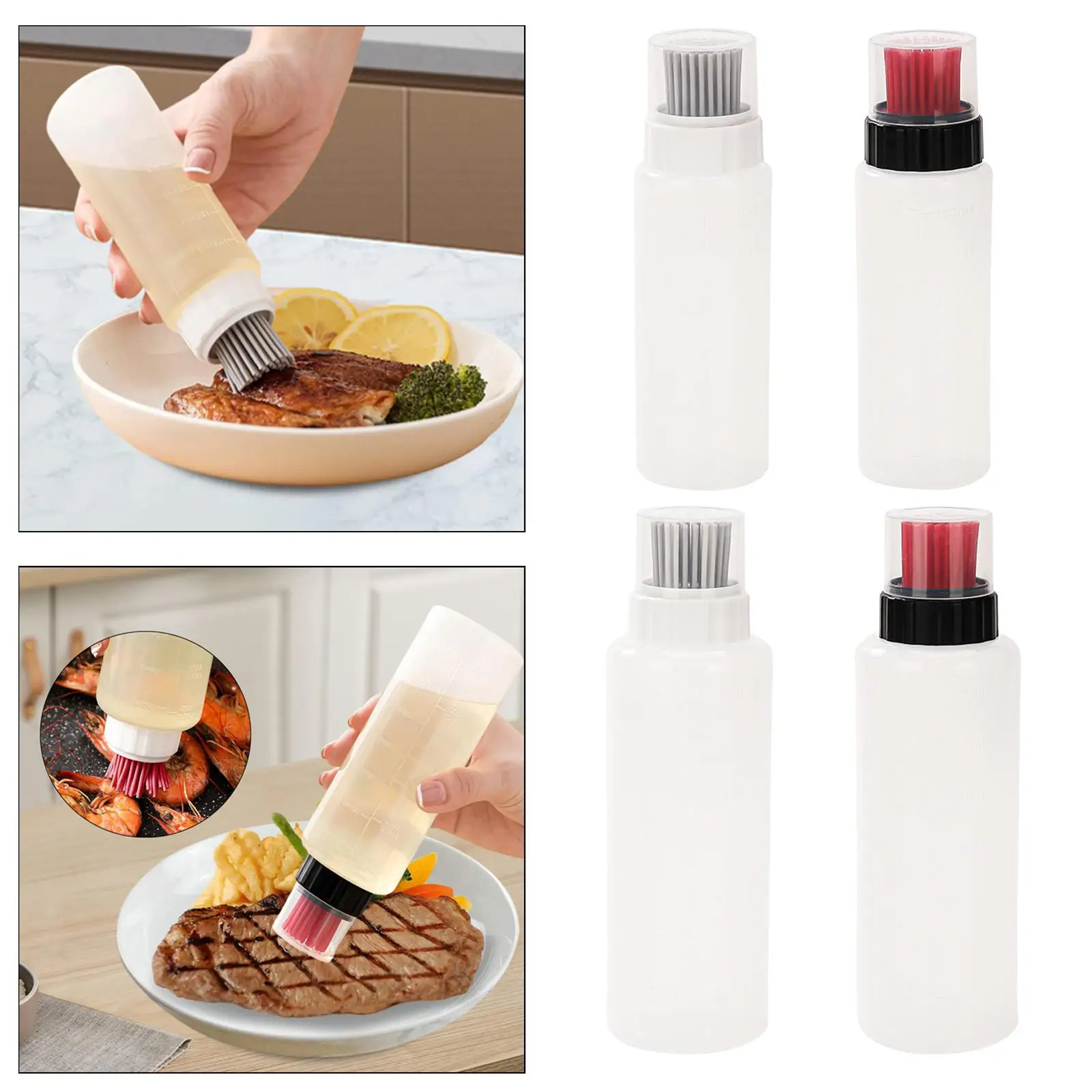 Oil Dispenser Olive Oil Bottles Camping Squeeze Oil Bottle Condiment Bottles for Travel Home Baking Hot Sauces Sauce