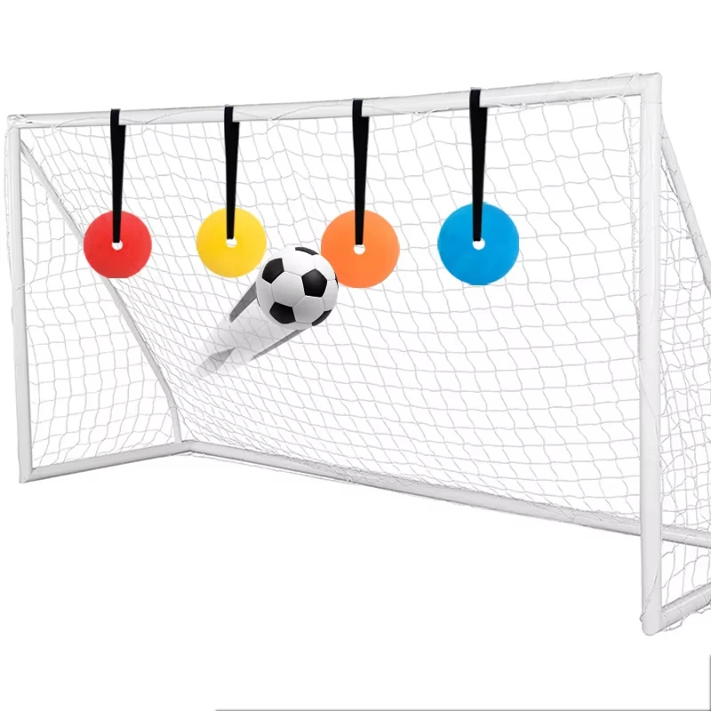 6" Soccer Goal Target Training Discs, Adjustable Flat Spot Markers to Improve Football Shooting Accuracy for Practice