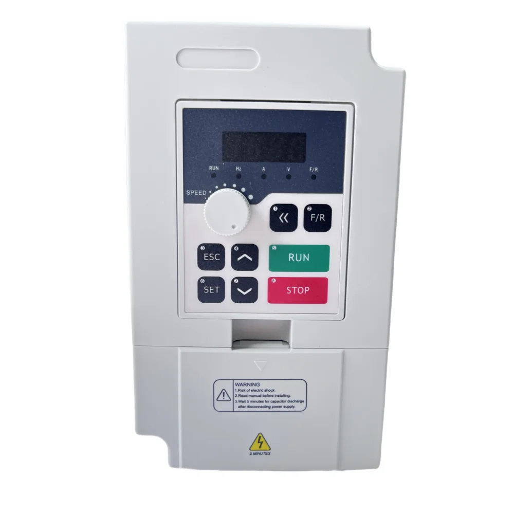 H100-2.2C2/S2 /T4 110V/220V/380V CNC Spindle Motor Inverter VFD 2.2KW Frequency Inverter for Motor Speed Controlling