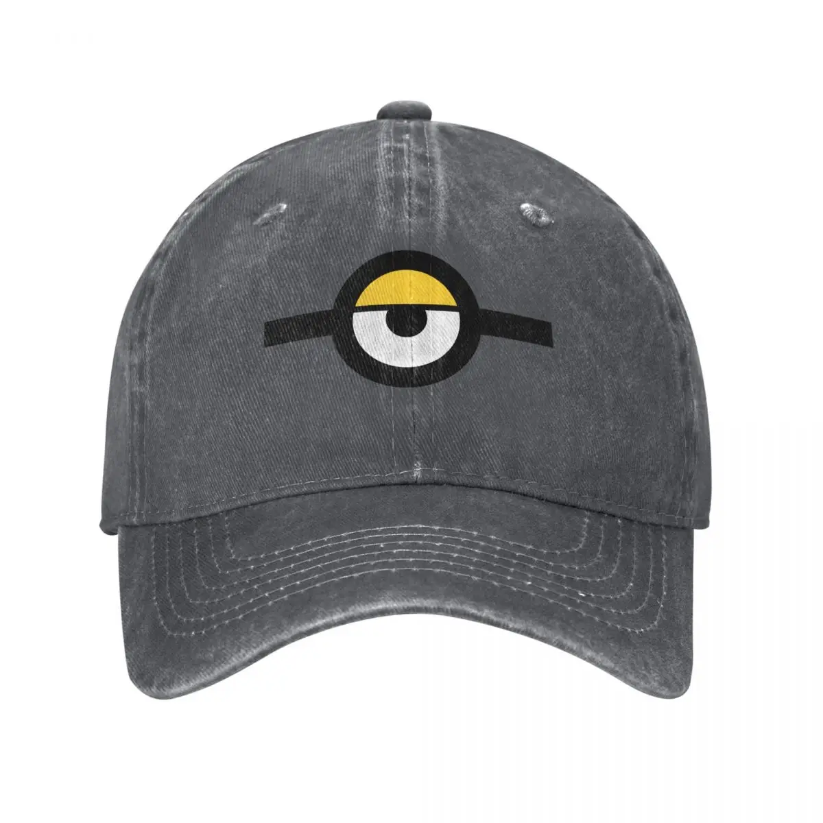 Pure Color Dad Hats Cute Minions Women's Hat Sun Visor Baseball Caps Despicable Me Minions Peaked Cap