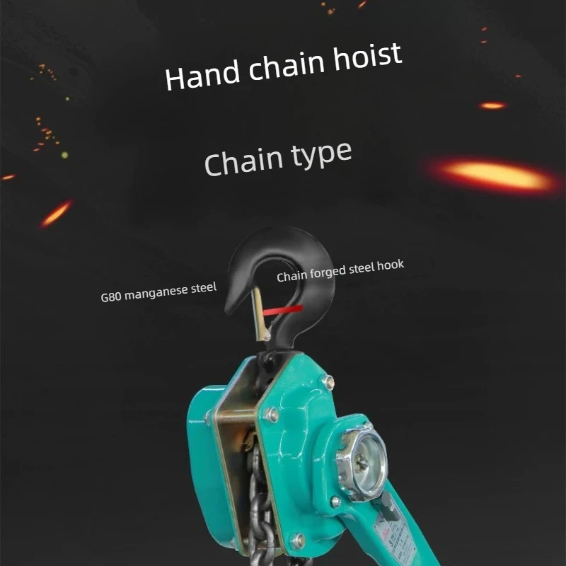 75 Ton 1.5 Ton Manual Hand Lever Hoist Lifting Chain Block Hand Operated Pulling Winch Portable Manual Lifting Tensioner Hoist - view 4